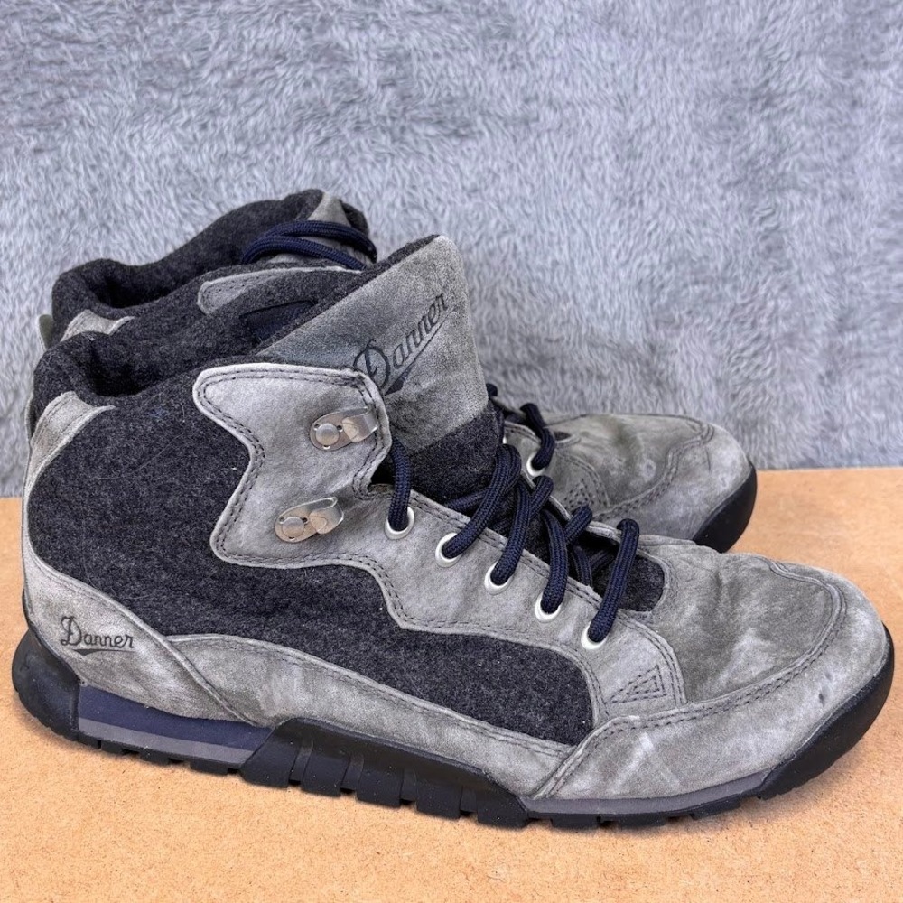 Danner Skyridge Wool Glacier Gray Suede Wool Hiking Boots Mens 9 30164